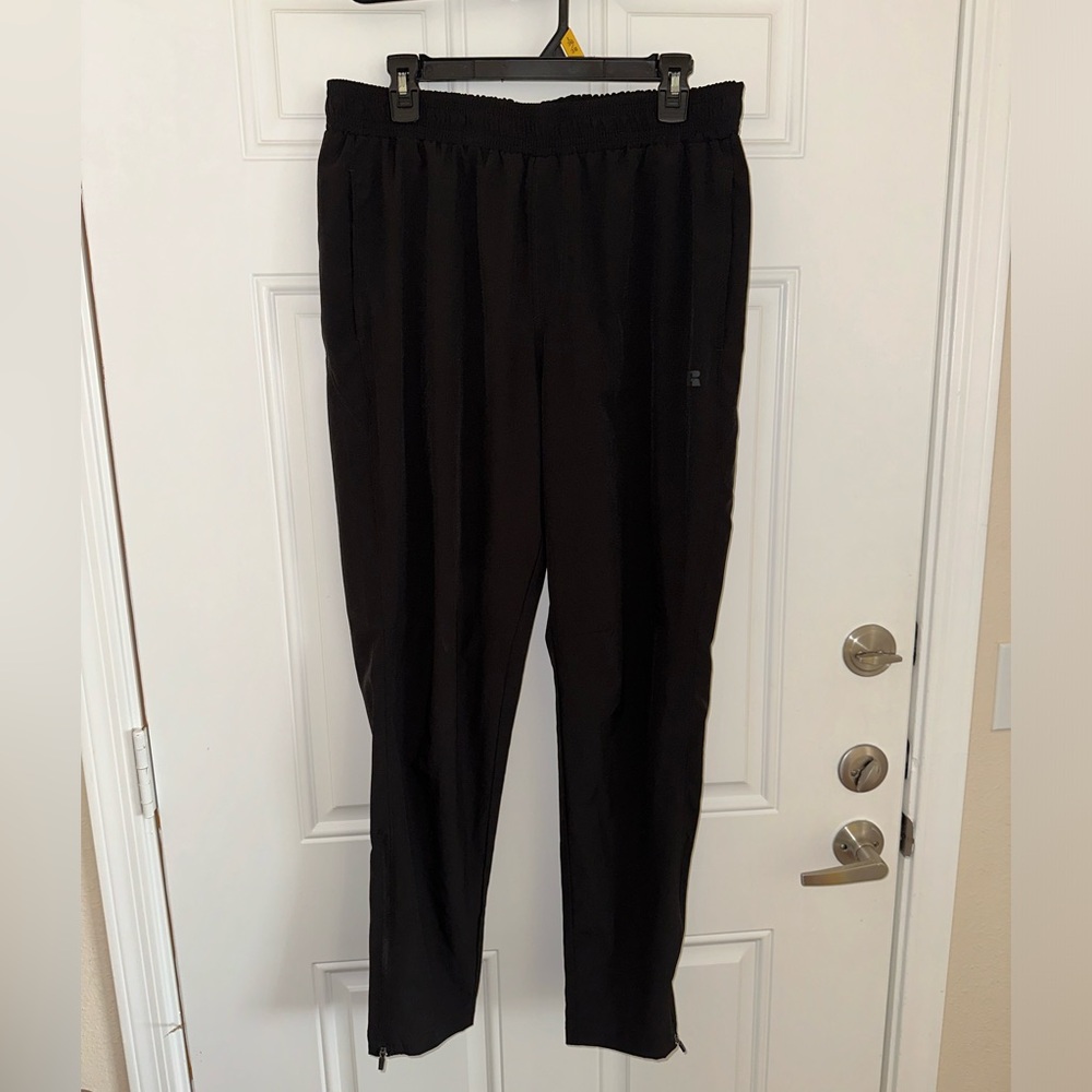 Russell Athletic Dri-Power Workout Pants with Zippers Size XL